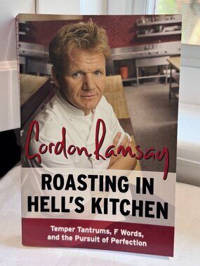 🔥👨‍🍳 Gordon Ramsay's Roasting in Hell's Kitchen Book —  To Yell "IT'S RAW!"🔥